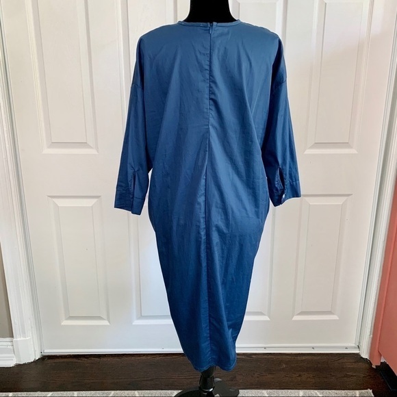 Bella Donna Blue Cinched Waist Dress - Picture 5 of 7